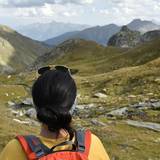 Great view towards the Monte Rosa
