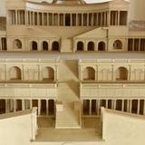 Model of the Sanctuary of Fortuna Primigenia at Palestrina, Italy