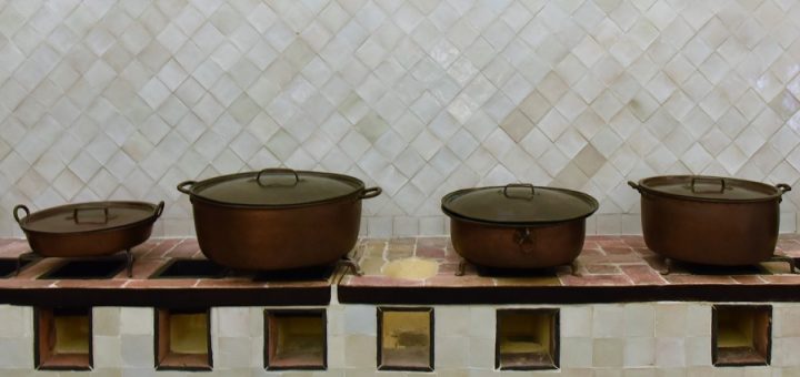 Royal pots are Sintra National Palace, Portugal