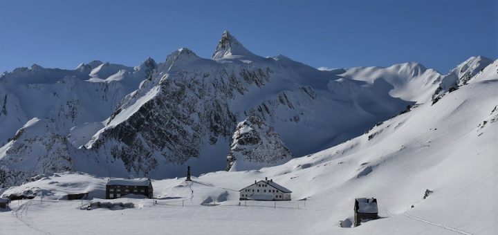 Italian end of the Great St. Bernard pass in January 2018 (c) nupursworld.com