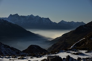Altdorf valley in central Switzerland, covered in fog (c) nupursworld.com
