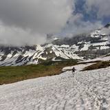In early summer snowfields can still be impressive (c) nupursworld.com