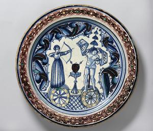 Istoriato, Deruta ca. 1490 (c) Victoria and Albert Museum
